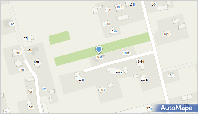 Uniszowice, Uniszowice, 103k, mapa Uniszowice