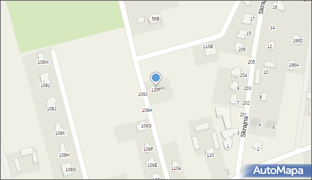 Uniszowice, Uniszowice, 110f, mapa Uniszowice