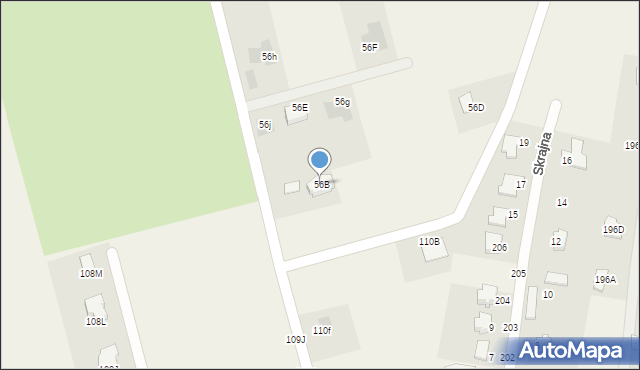 Uniszowice, Uniszowice, 56B, mapa Uniszowice