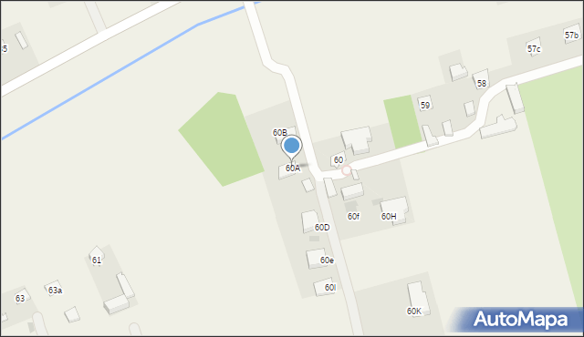 Uniszowice, Uniszowice, 60A, mapa Uniszowice