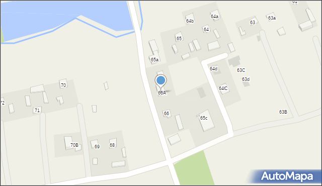 Uniszowice, Uniszowice, 66A, mapa Uniszowice