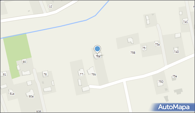 Uniszowice, Uniszowice, 76a, mapa Uniszowice