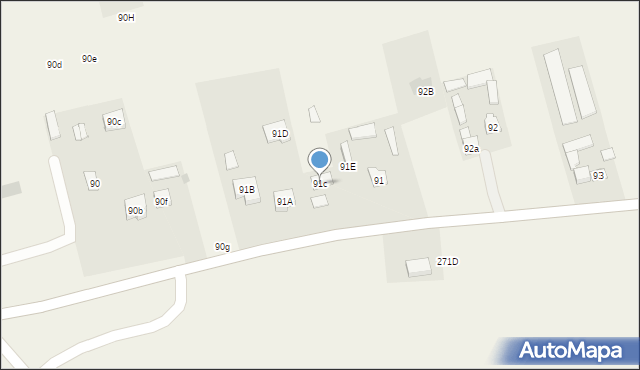 Uniszowice, Uniszowice, 91c, mapa Uniszowice