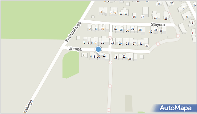 Władysławowo, Unruga Józefa, adm., 10, mapa Władysławowo