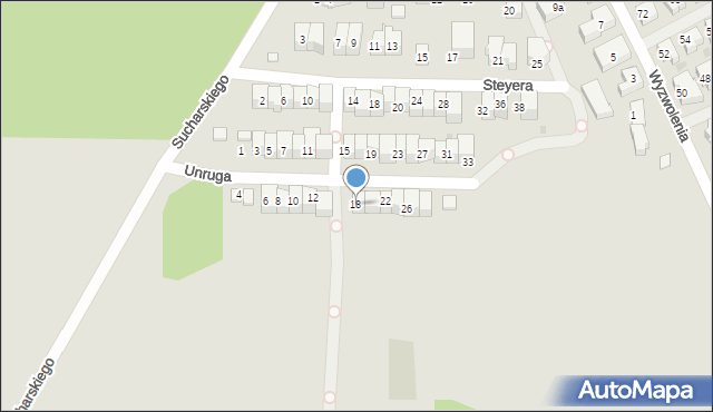 Władysławowo, Unruga Józefa, adm., 18, mapa Władysławowo