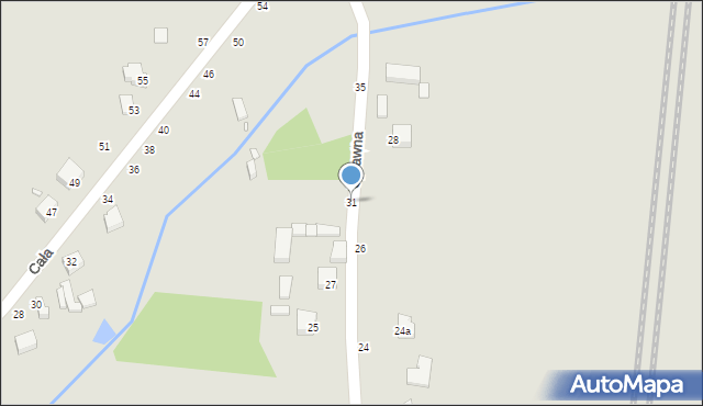 Piotrków Trybunalski, Uprawna, 31, mapa Piotrków Trybunalski
