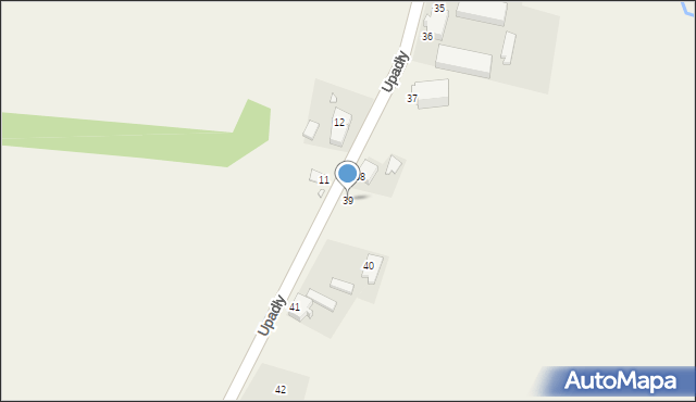 Upadły, Upadły, 39, mapa Upadły