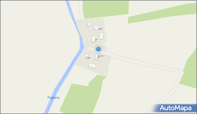 Upiłka, Upiłka, 23, mapa Upiłka