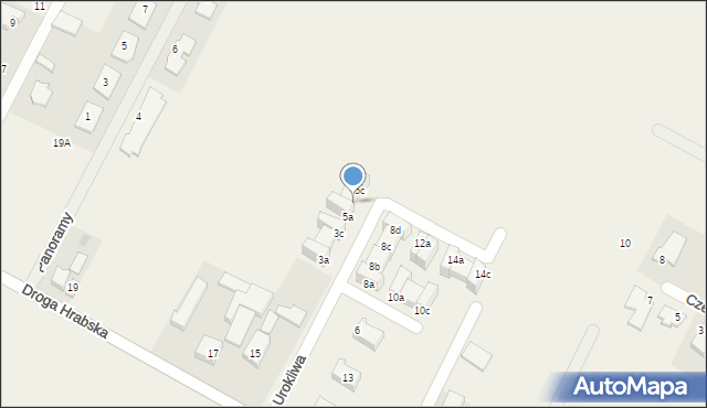 Falenty Nowe, Urokliwa, 5b, mapa Falenty Nowe