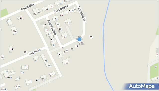 Grodzisk Mazowiecki, Urbanistów, 16, mapa Grodzisk Mazowiecki