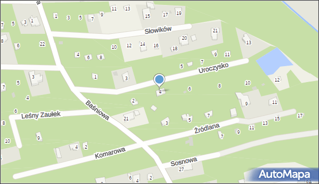 Groszowice, Uroczysko, 4, mapa Groszowice