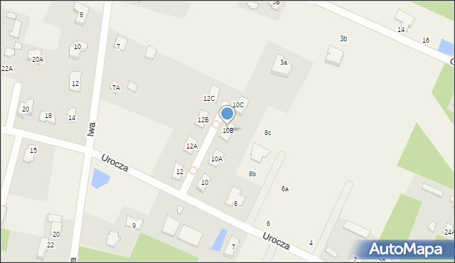 Henryków-Urocze, Urocza, 10B, mapa Henryków-Urocze