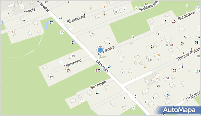 Iły, Urlańska, 12, mapa Iły