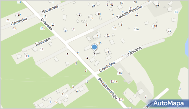 Iły, Urlańska, 2, mapa Iły