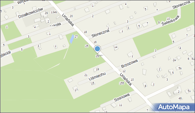 Iły, Urlańska, 23, mapa Iły