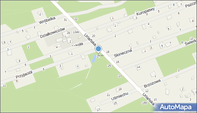 Iły, Urlańska, 27, mapa Iły