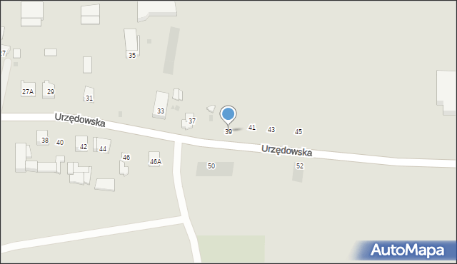 Józefów nad Wisłą, Urzędowska, 39, mapa Józefów nad Wisłą