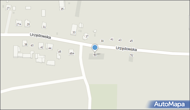 Józefów nad Wisłą, Urzędowska, 50, mapa Józefów nad Wisłą