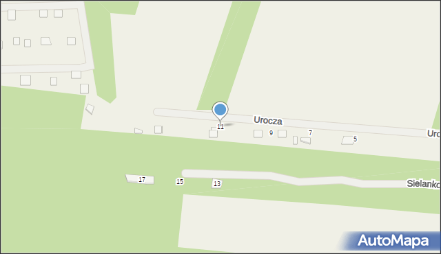 Kamieńczyk, Urocza, 11, mapa Kamieńczyk