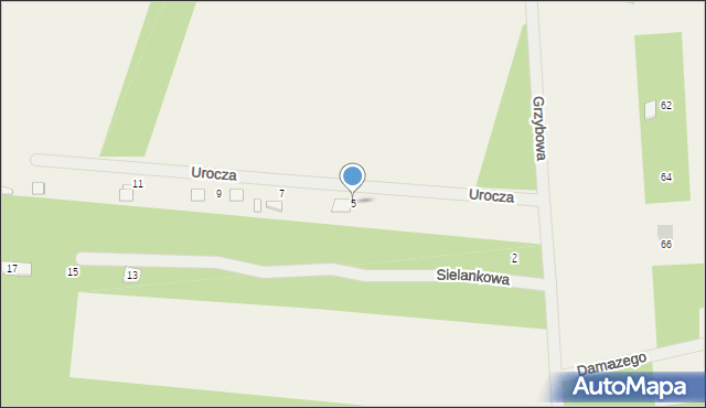 Kamieńczyk, Urocza, 5, mapa Kamieńczyk