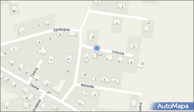 Kaźmierz, Urocza, 2, mapa Kaźmierz