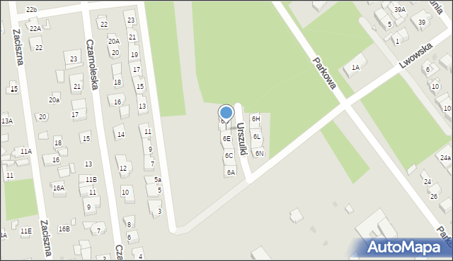 Kobyłka, Urszulki, 6F, mapa Kobyłka