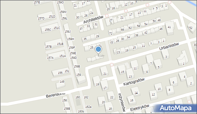 Marki, Urbanistów, 29, mapa Marki