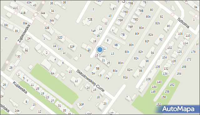 Marki, Urocza, 19, mapa Marki