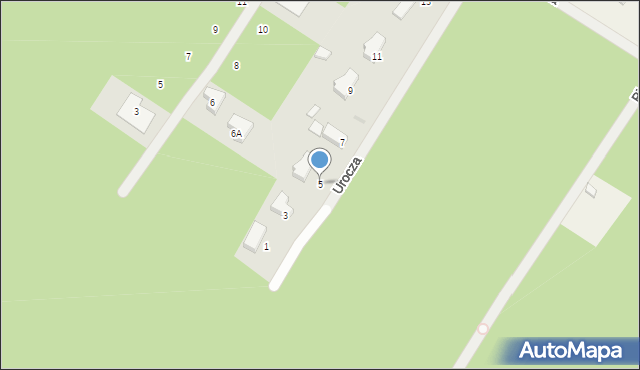 Michałów-Reginów, Urocza, 5, mapa Michałów-Reginów