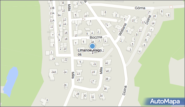 Płock, Urocza, 4, mapa Płock