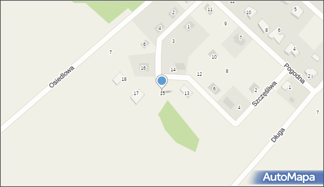 Podańsko, Urocza, 15, mapa Podańsko