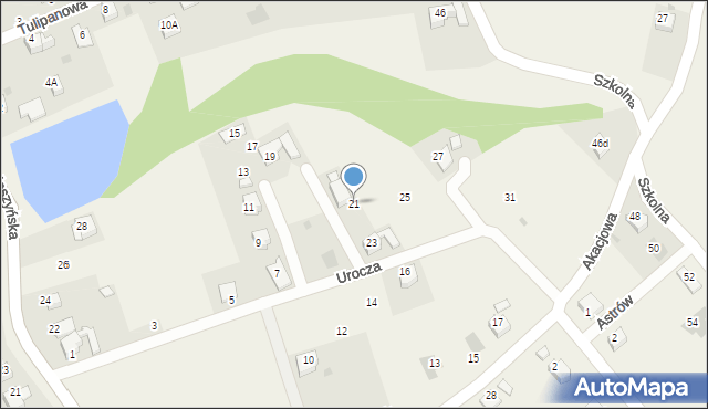 Pogwizdów, Urocza, 21, mapa Pogwizdów