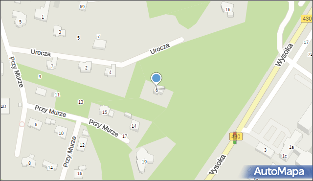 Puszczykowo, Urocza, 6, mapa Puszczykowo