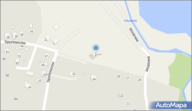 Roków, Urocza, 9, mapa Roków