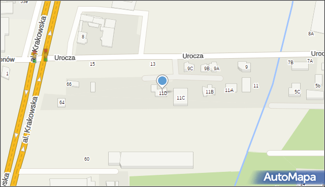 Stefanowo, Urocza, 11D, mapa Stefanowo
