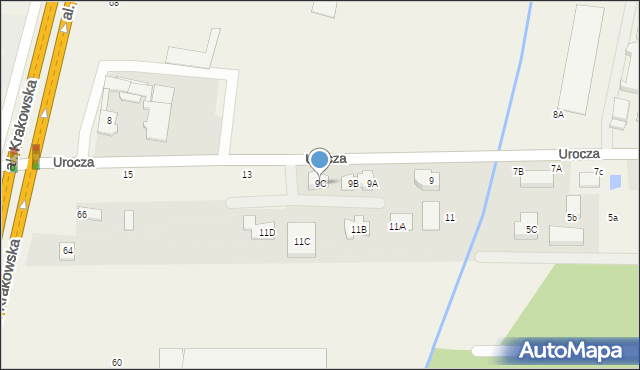 Stefanowo, Urocza, 9C, mapa Stefanowo