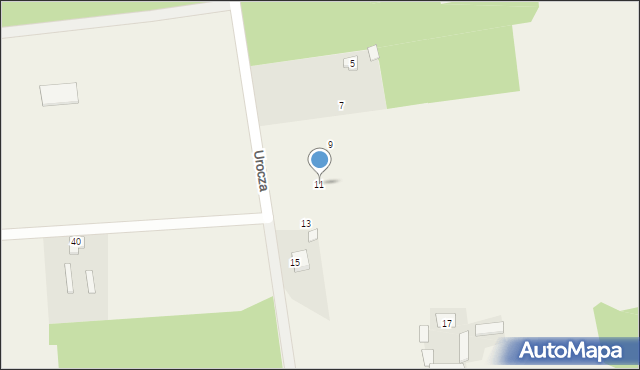 Sulbiny, Urocza, 11, mapa Sulbiny