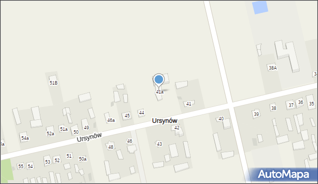 Ursynów, Ursynów, 41a, mapa Ursynów