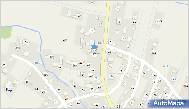 Urzejowice, Urzejowice, 12, mapa Urzejowice