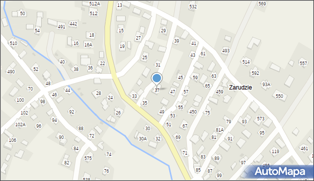 Urzejowice, Urzejowice, 37, mapa Urzejowice