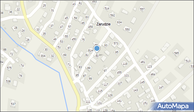 Urzejowice, Urzejowice, 91, mapa Urzejowice