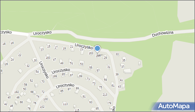 Zakroczym, Uroczysko, 27, mapa Zakroczym