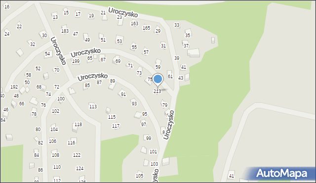 Zakroczym, Uroczysko, 77, mapa Zakroczym