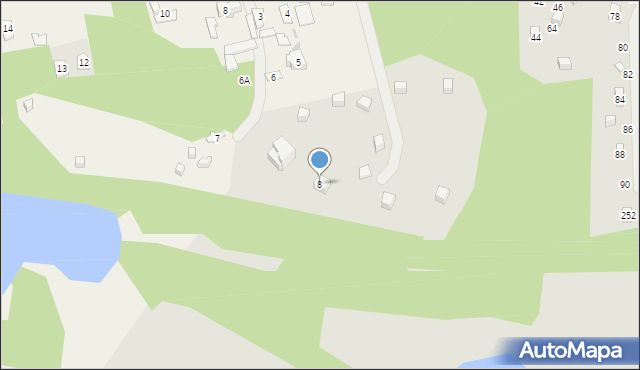 Zakroczym, Uroczysko, 8, mapa Zakroczym