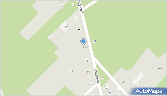 Ciechanowiec, Uszyńska, 83, mapa Ciechanowiec