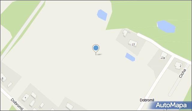 Dobromil, Ustronna, 10, mapa Dobromil