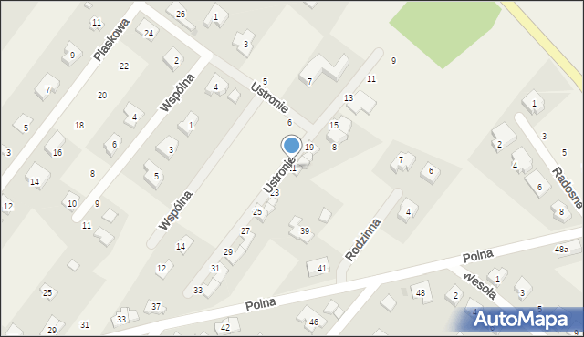 Gajków, Ustronie, 21, mapa Gajków