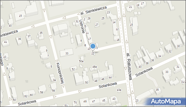 Inowrocław, Ustronie, 12, mapa Inowrocławia