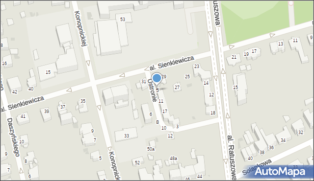 Inowrocław, Ustronie, 5, mapa Inowrocławia