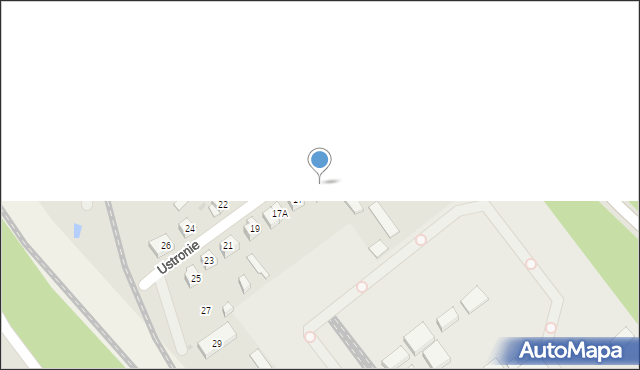 Kielce, Ustronie, 15, mapa Kielc